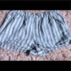 Cute White and Blue Shorts